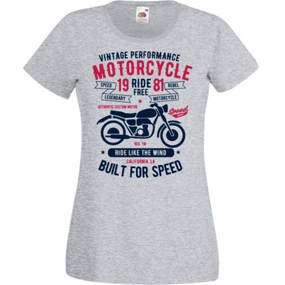 Koszulka motocykl motor motocyklista sport XS szar