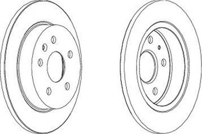 Ferodo тормозные диски тормозные 2szt chevrolet malibu opel фото №1