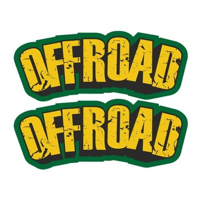 Off Road set - naklejka