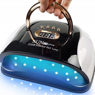 LAMPA DO PAZNOKCI UV LED Q4 256W MANICURE PEDICURE hybrydy żele