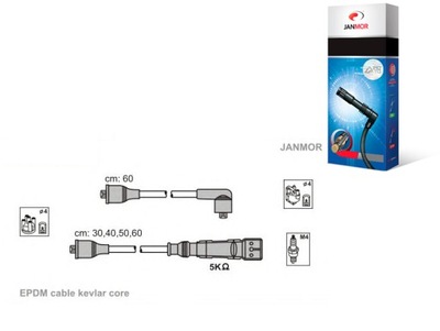 Провода зажигания kpl. seat vw janmor фото №1