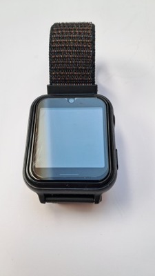 PTHTECHUS Dziecięcy smartwatch zegarek CZARNY