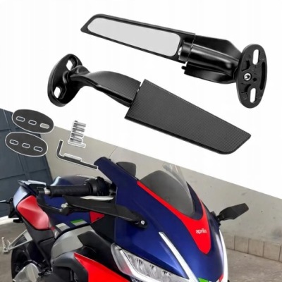 ДЗЕРКАЛА МОТОЦИКЛЕТНІ РЕГУЛЬОВАНІ 2 ШТ ДЛЯ YAMAHA YZF R6 R1 R25 R3 R125 R15 