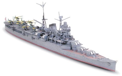 Mogami (Japoński Ciężki Krążownik) 1:700 Tamiya
