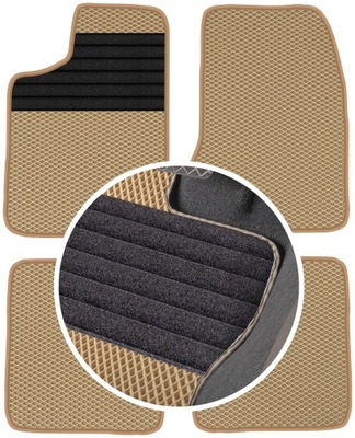 SEAT CORDOBA I 1993-1999 ALFOMBRILLAS GOMA EVA ETERNITY COLOR BEIGE  