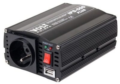 PRZETWORNICA VOLT POLSKA IPS-500 PLUS 12V / 230V 3