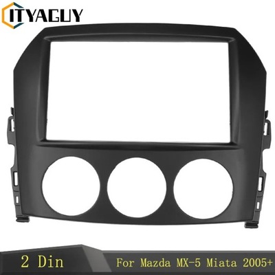 2 DIN AUTOMOBILINIS SPRZET AUDIO RĖMELIS DLA MAZDA MX-5 MX5 MIATA 2005 ~5246 