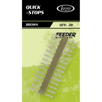 Stopery Push Stop Lorpio Quickstops Brązowy 28szt