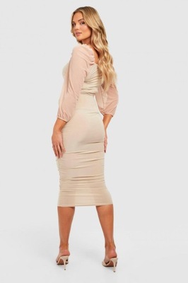 BOOHOO MATERNITY SUKIENKA Z RĘKAWEM 3/4 XL