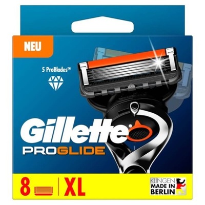 GILLETTE FUSION PROGLIDE OSTRZA 8szt