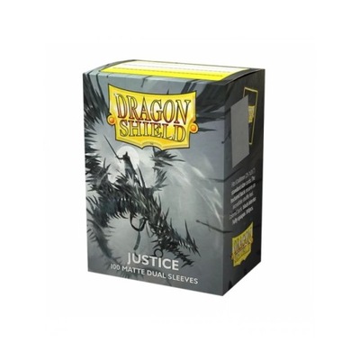 Dragon Shield Sleeves - Standard size - Matte Dual - Justice (100 Sleeves)