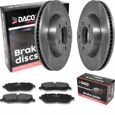 Гальмівні диски i гальмівні колодки land rover discovery iii iv перед фото №1