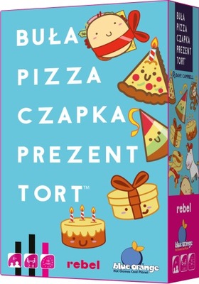 GRA BUŁA PIZZA CZAPKA PREZENT TORT REBEL