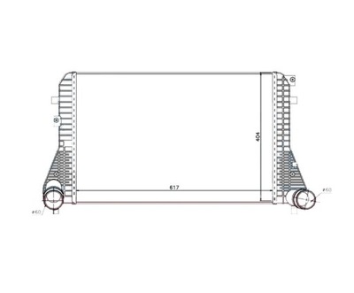 Інтеркулер vw passat b7 euro type 11- фото №1