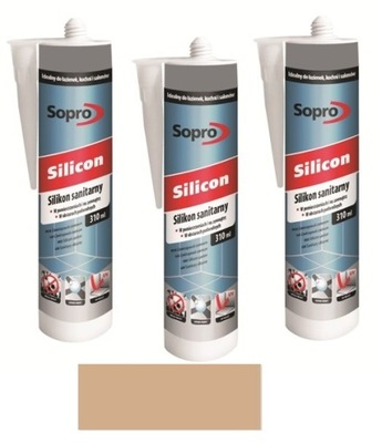 Silikon sanitarny Sopro beż jura 310 ml