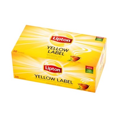 Lipton Yellow Label Herbata czarna 50 torebek