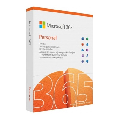 Oprogramowanie Microsoft 365 Personal Pl P10 1Y