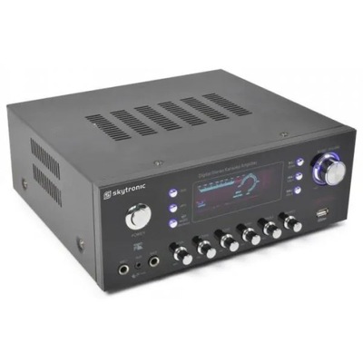SkyTronic AV-120FM Stereofoniczny wzmacniacz do karaoke z USB