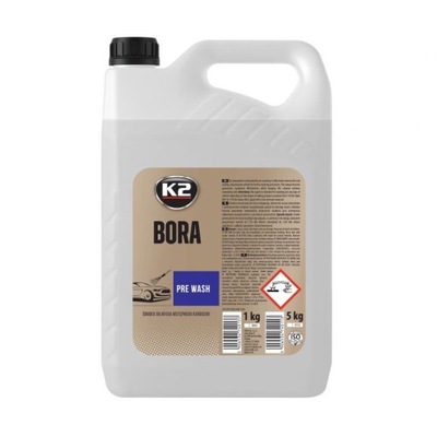 K2-BORA PLUS - Koncentrat do mycia wstępnego 5L pH12.7