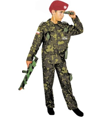 Strój Żołnierz Polski 146/152 Wojsko Moro Militaria Armia