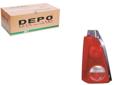 Лампа задняя комбинированная opel agila 00-07 le p21w, p2 фото №1