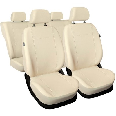 FORRO UNIVERSALES JUEGO COMFORT CUERO EKO COLOR BEIGE PARA ALFA ROMEO 147  