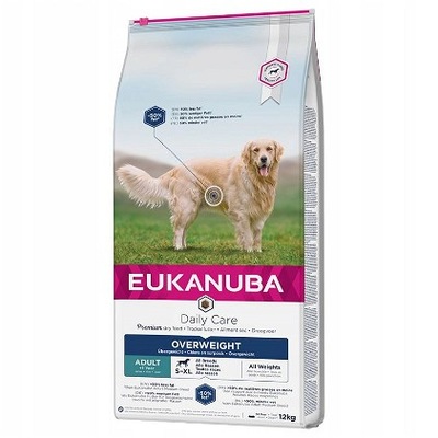 EUKANUBA Sucha Karma dla psów z nadwagą 12 kg