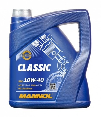 ACEITE 10W40 MANNOL CLASSIC 4L ESTER  