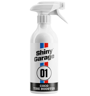 SHINY GARAGE Coco Tire Booster 500ml Dressing Do Opon Czernidło Kokos