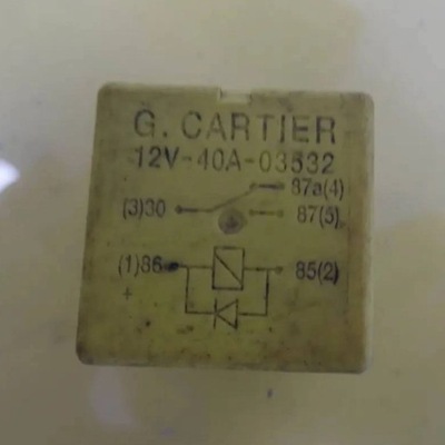 Реле renault scenic i 7700844253 nr422 фото №1