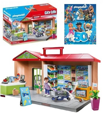 PLAYMOBIL 70320 Przenośny sklep z warzywami