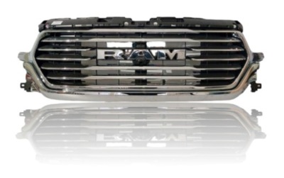 Dodge ram 1500 2019-2023 решітка радіатора решітка радіатора хром версія limited також longhorn фото №1