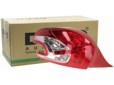 Лампа задняя левая peugeot 208 12-19 liftback фото №1