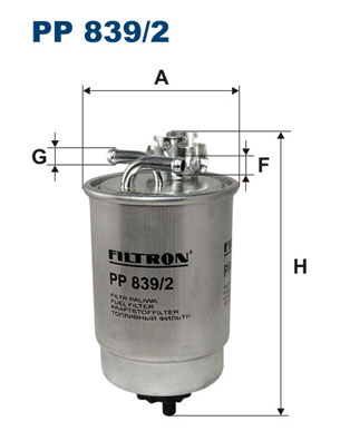 FILTRO COMBUSTIBLES IVAN, LUPO I, POLO, POLO 3 1.7D/1.  