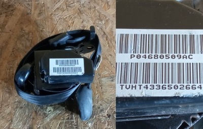 Pas безопасности задняя chrysler voyager iv 01 - 08 фото №1