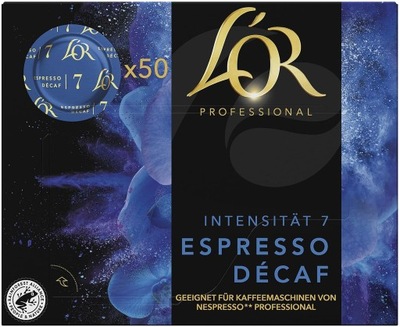 L'OR Espresso Bezkofeinowa 50 kapsułek do Nespresso Pro