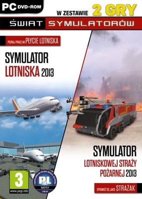 SYMULATOR LOTNISKA /SYMULATOR STRAŻY 2013 PC DVD