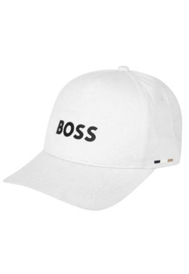 HUGO BOSS Czapka z daszkiem biała