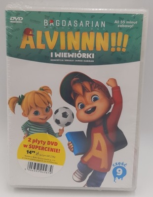Alvinnn!!! i wiewiórki Część 6 i 9 Dwie płyty DVD