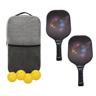 Pickleball Paddle Set 4 Pickleballs Pickleball