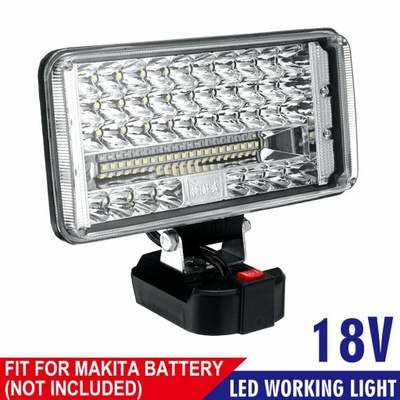 18V lampa robocza LED lampa bez bateria litowo-jon