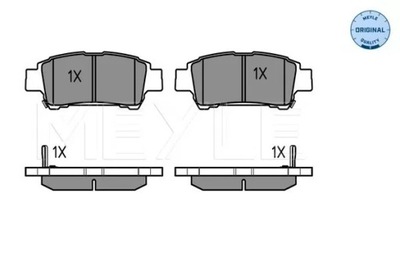 КОЛОДКИ HAM. TOYOTA T. AVENSIS VERSO 01-