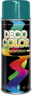 Lakier farba spray DecoColor 400ml TURKUSOWY 5021