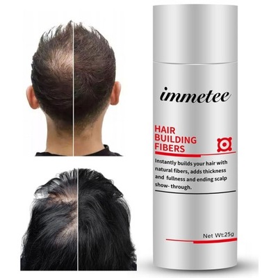 Immetee Hair Fibers Mikrowłókna do Zagęszczania Włosów Maskowanie Łysienia