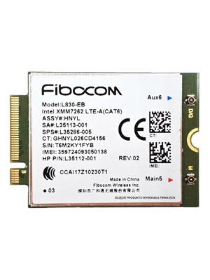 Modem WWAN do laptopów HP Fibocom L830-EB XMM7232 LTE 4G