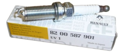 Свічка запалювання renault clio iii iv 8200587901 оригінал фото №1