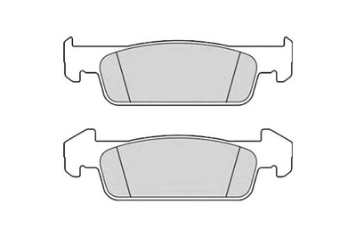 Delphi тормозные колодки тормозные dacia logan ii sandero san фото №1