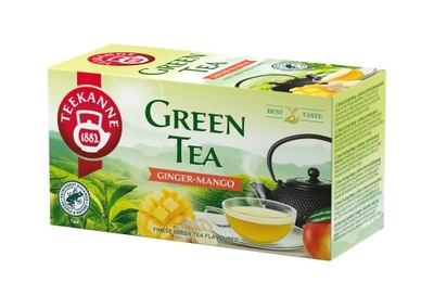 Teekanne Green Tea herbata zielona Ginger Mango 20