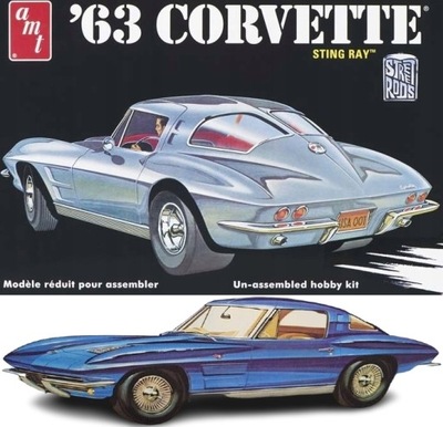 MODEL PLASTIKOWY DO SKLEJANIA 1963 CHEVY CORVETTE