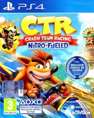 CRASH TEAM RACING NITRO-FUELED CTR PS4 | PS5 PŁYTA GRA PLAYSTATION 4